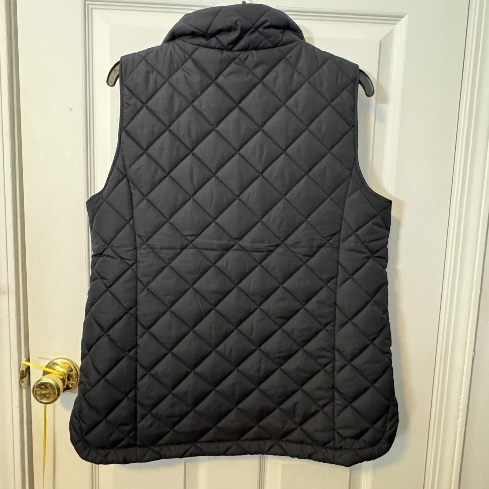 Lands' End NWOT Lands' End Quilted Black Vest Size M 10-12 Size M / US 6-8 / IT 42-44 - 4 Thumbnail