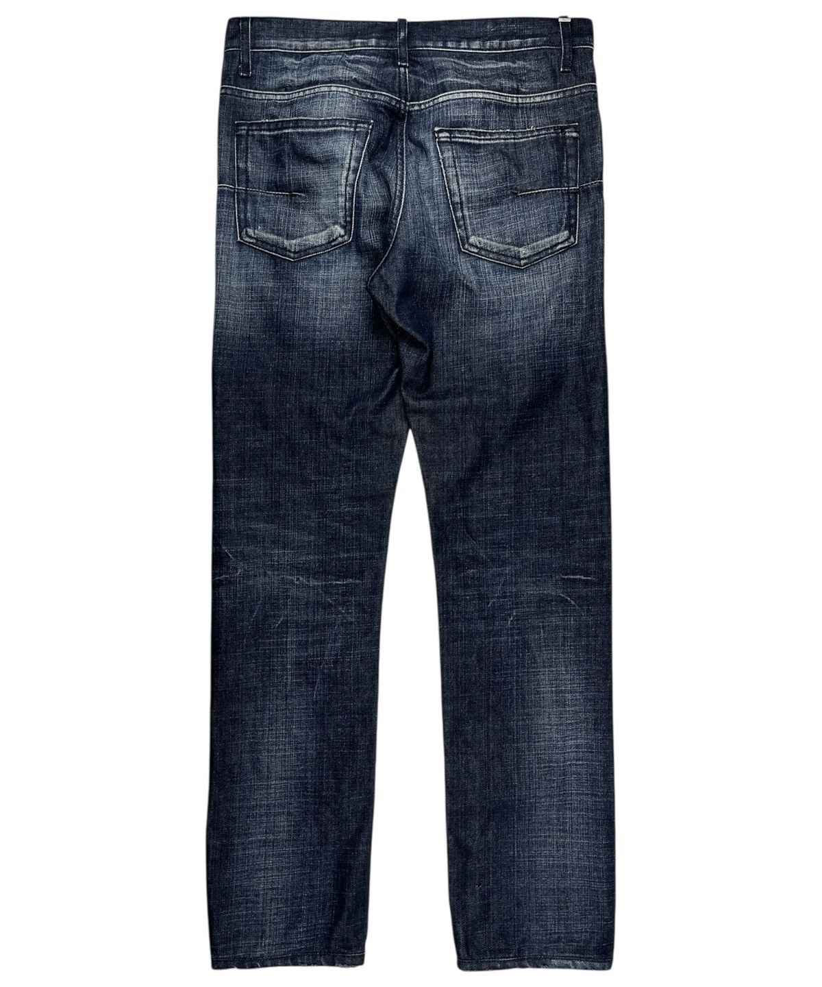 Dior SS10 Dior Homme Faded Washed Indigo Blue Denim Jeans Size US 29 - 2 Thumbnail
