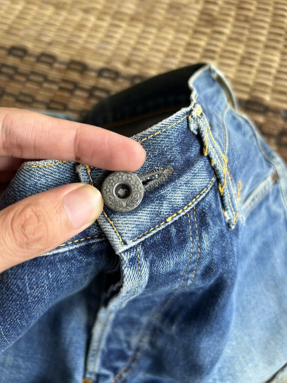 Japanese Brand × Kapital × Vintage Japanese Salvedge Vintage Distressed Denim Jeans Size US 29 - 17 Thumbnail