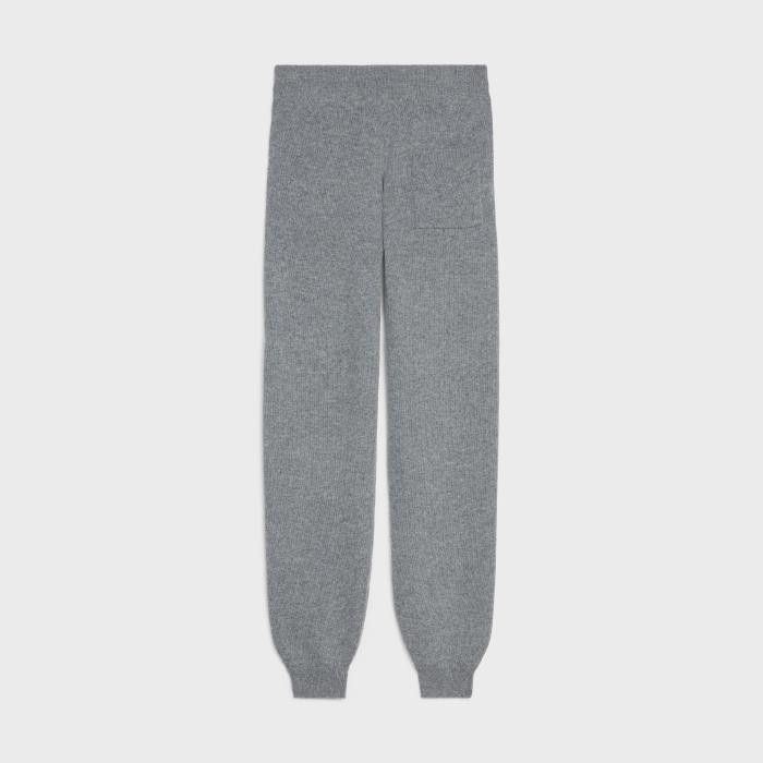 Celine o1w1db10125 2C33B700U Track Pant in Grey Size 28" / US 6 / IT 42 - 2 Thumbnail