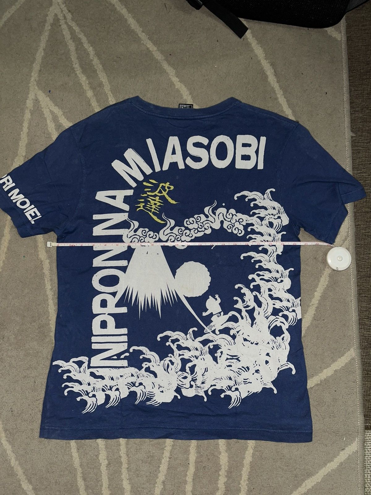 Japanese Brand NAMINORI TATSUJIN SUKAJAN TSHIRT Size US L / EU 52-54 / 3 - 3 Thumbnail