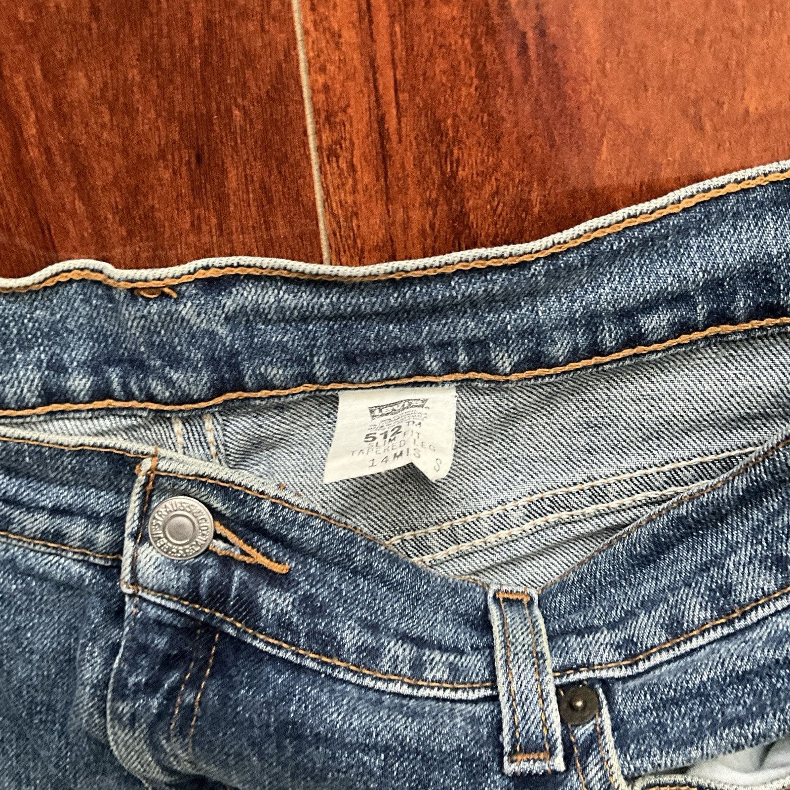 Levi's Levi's 512 Tapered Leg Stretch Jeans Size 14 M 34x31 Size 36" / US 14 / IT 50 - 5 Thumbnail