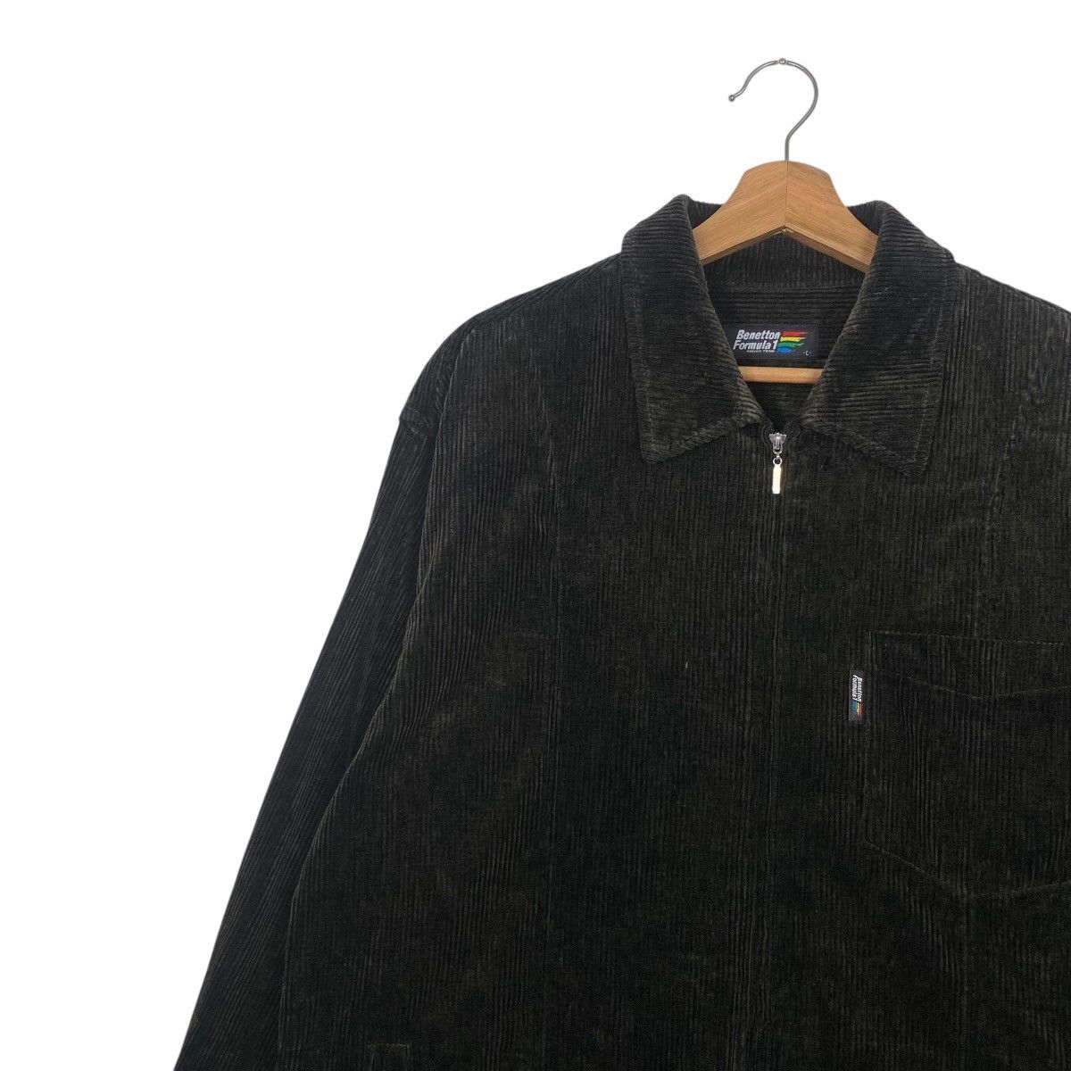Benetton × Formula 1 × Japanese Brand Benetton formula 1 corduroy zipper jacket Size US L / EU 52-54 / 3 - 6 Thumbnail
