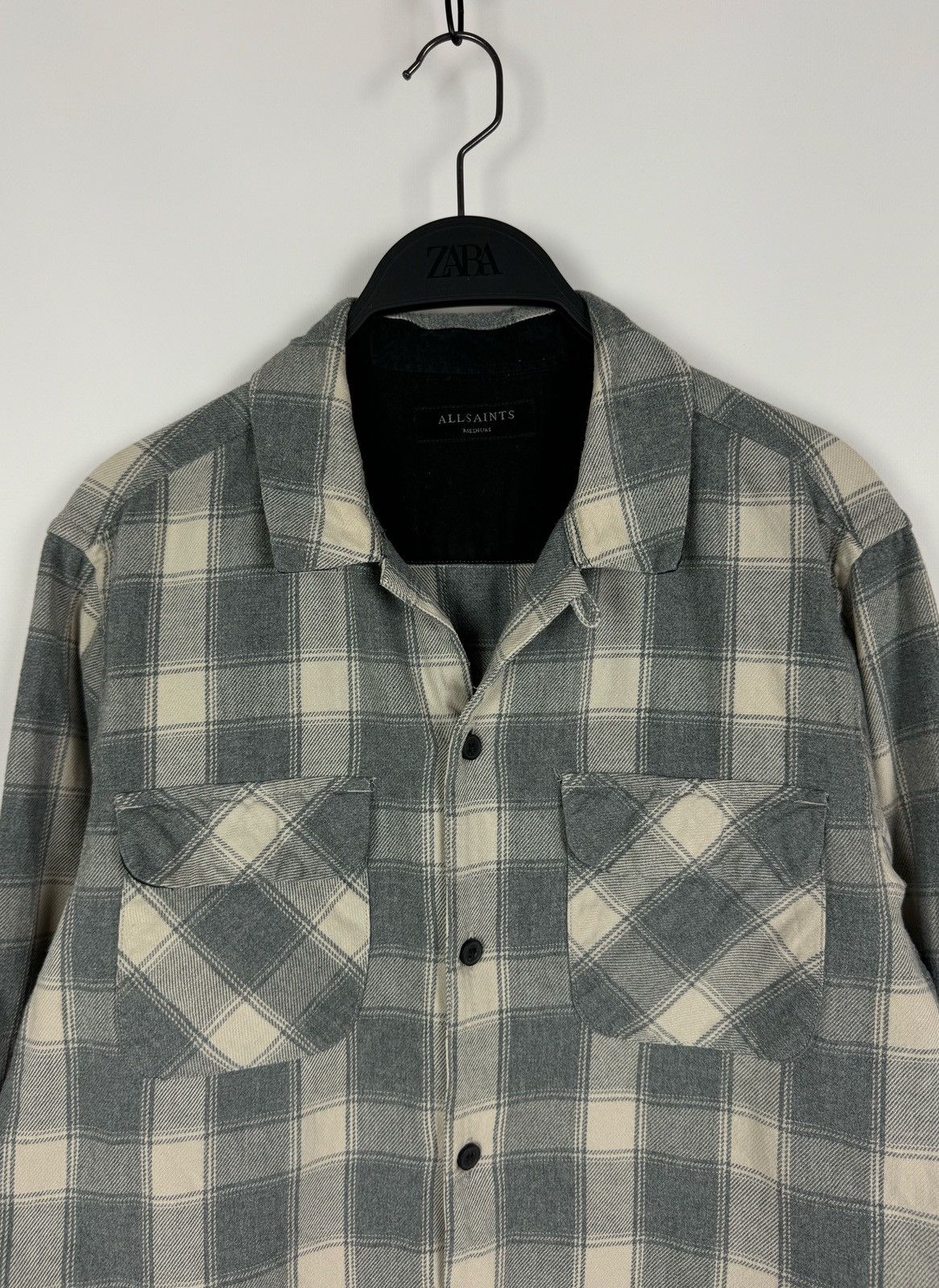 Allsaints AllSaints Kapelle Check LS Chest Pockets Shirt Size US M / EU 48-50 / 2 - 2 Thumbnail