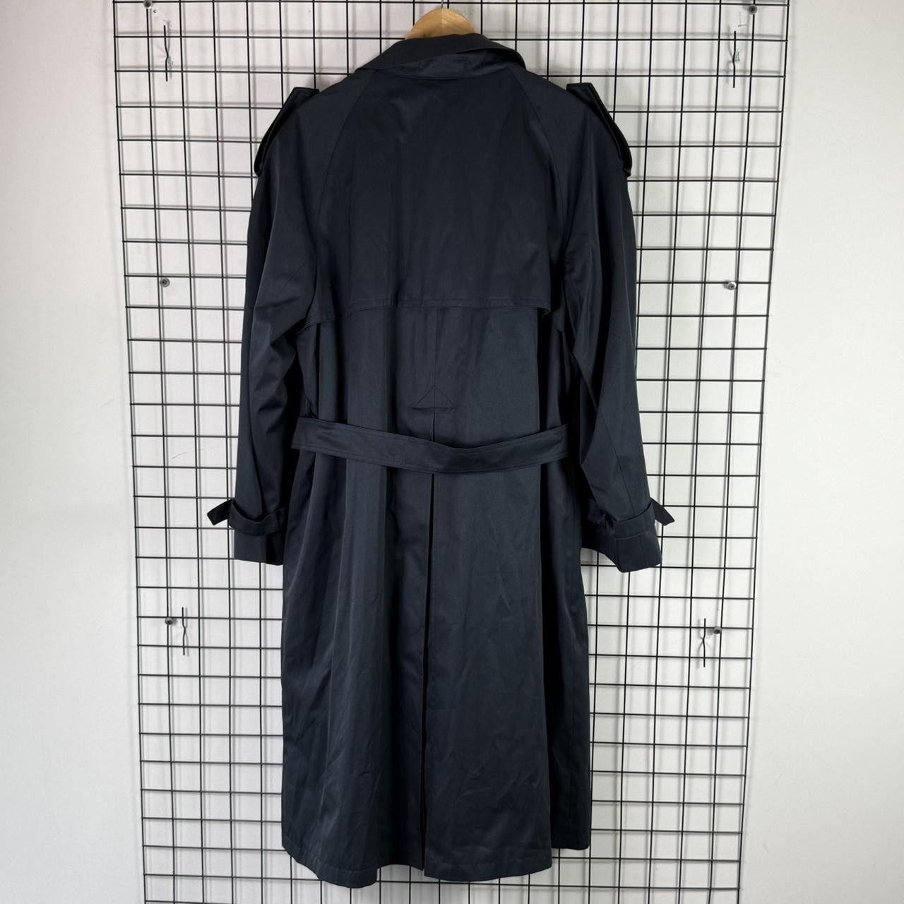 Vintage Trench Coat Navy Vintage With Wool Lining Retro Size US L / EU 52-54 / 3 - 2 Thumbnail