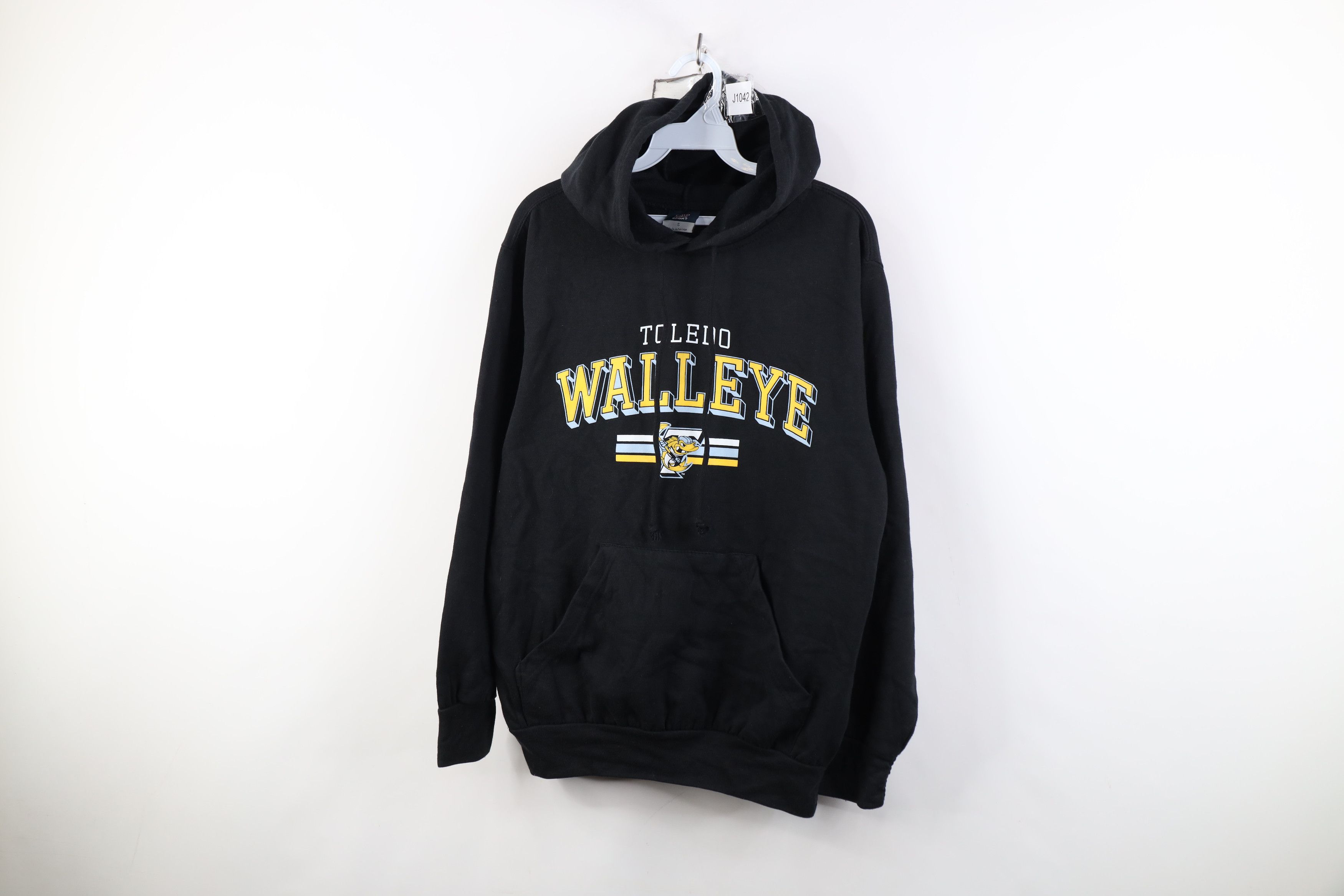 Vintage Vintage Y2K Toledo Walleye Hockey Hoodie Sweatshirt Black Size US S / EU 44-46 / 1 - 1 Thumbnail