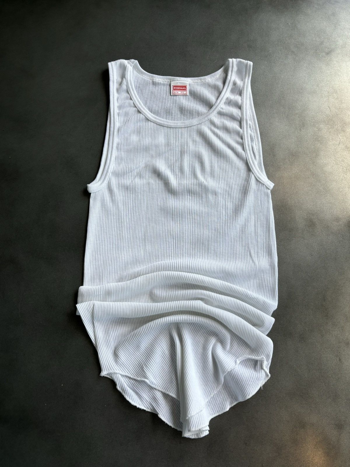 Hanes × Vintage 1980s Vintage Tank Top 50/50 Blank Undershirt Wife Stanfield Size US M / EU 48-50 / 2 - 1 Thumbnail