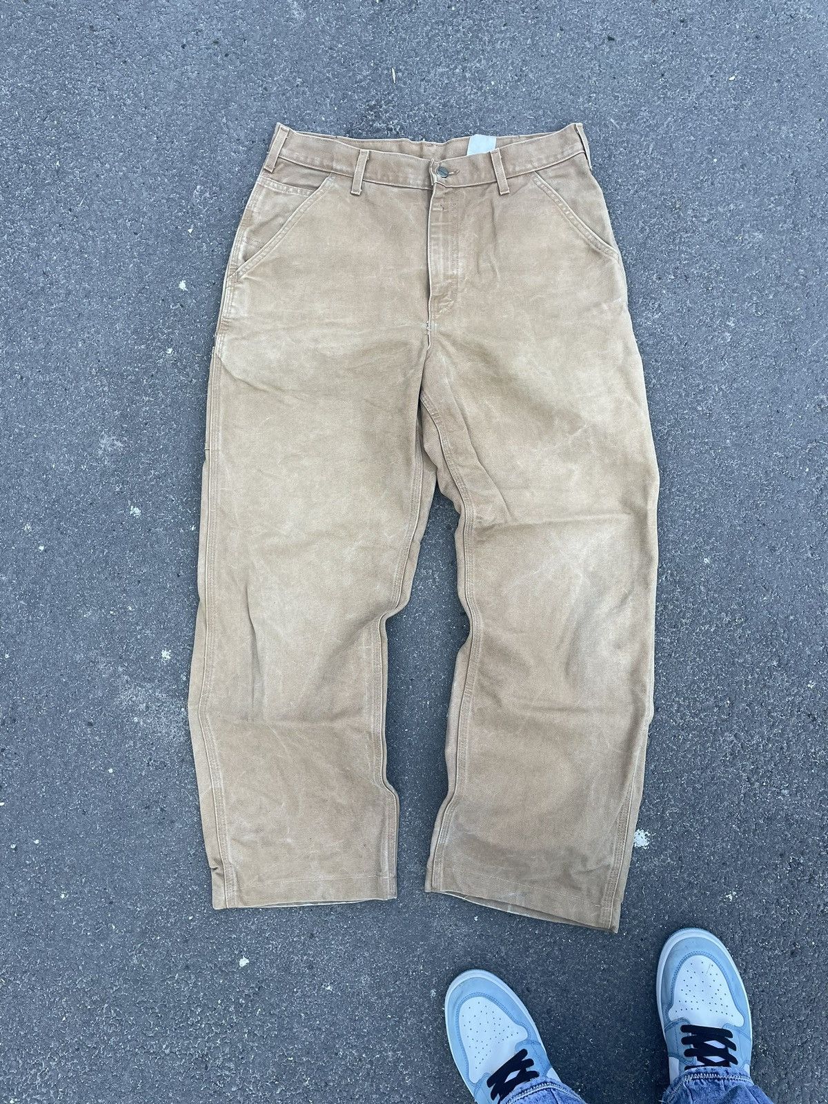 Carhartt Vintage Carhartt carpenter pants faded Size US 34 / EU 50 - 8 Thumbnail