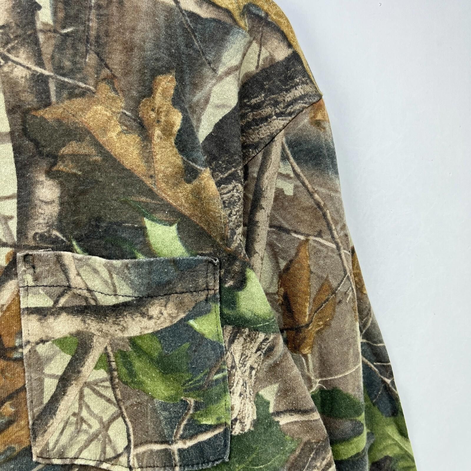 Realtree Vintage 90s Real Tree Camo Long Sleeve Shirt USA Large Size US L / EU 52-54 / 3 - 4 Thumbnail