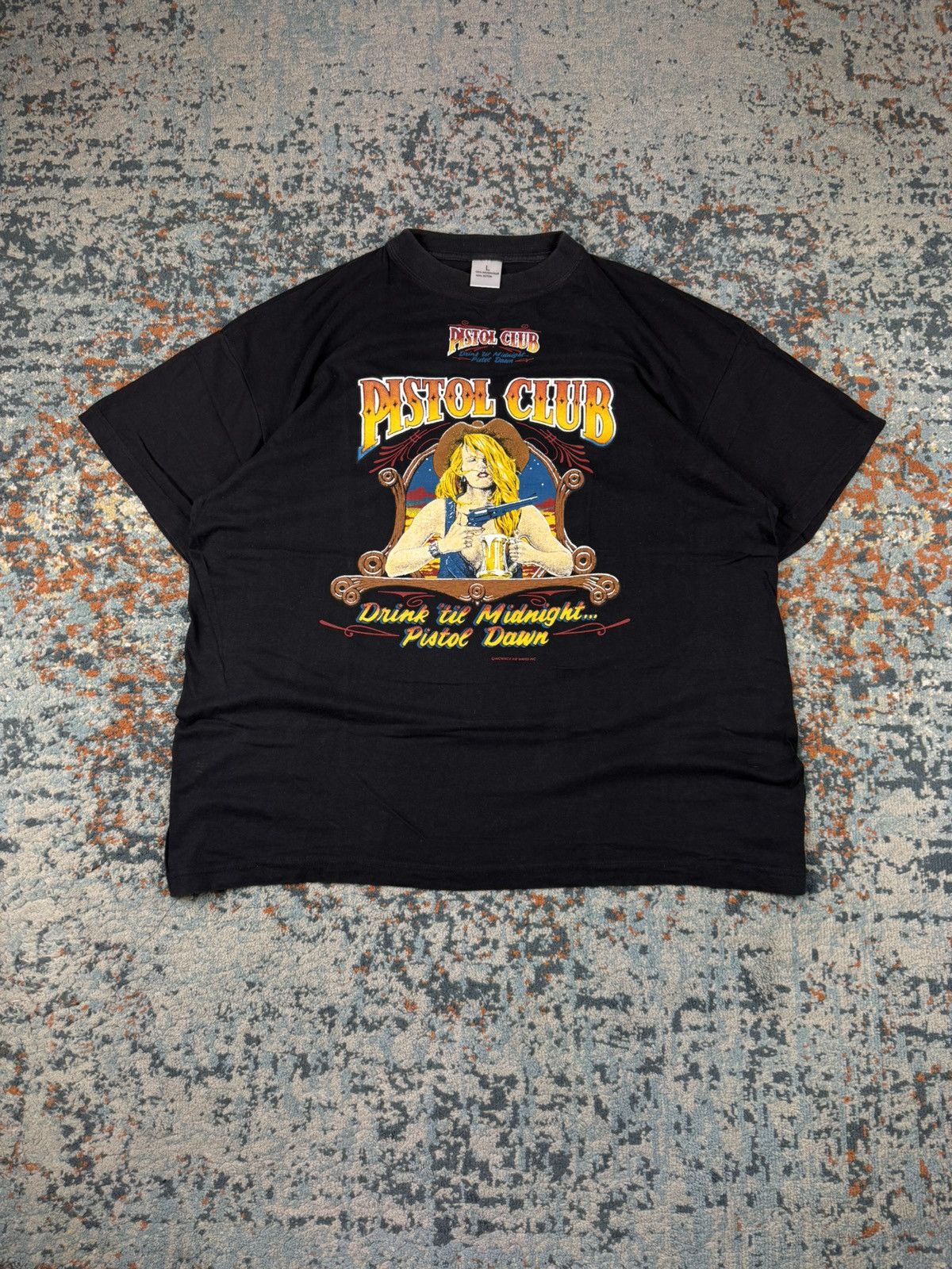 Vintage Vintage 90s pistol club drink till midnight pistol dawn tee Size US L / EU 52-54 / 3 - 1 Thumbnail