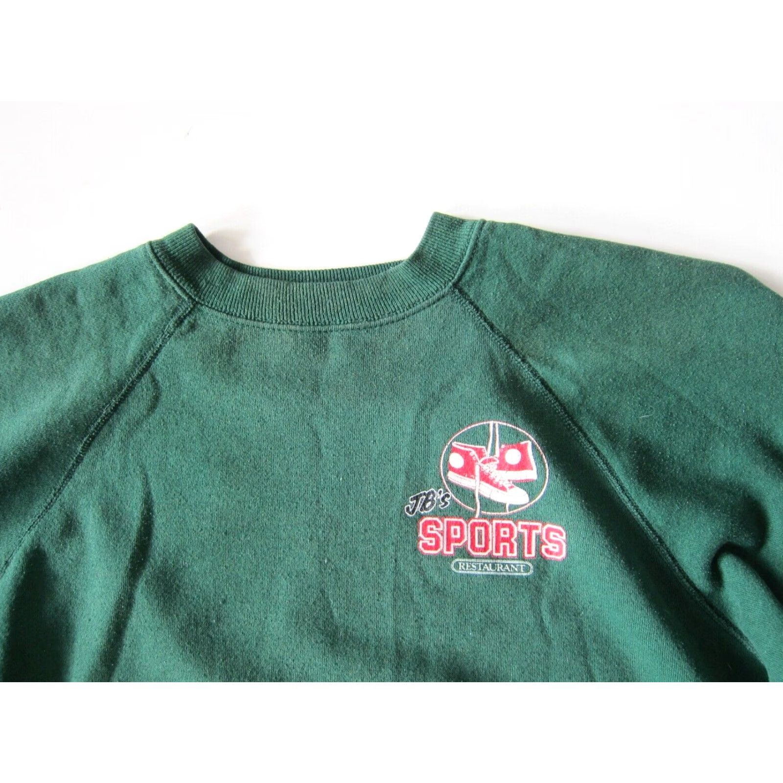 Hanes VINTAGE Hanes Sweatshirt Men XL Green Distressed Sports JB's Restaurant Orlando Florida Size US XL / EU 56 / 4 - 3 Thumbnail