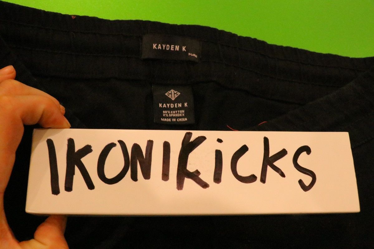 Kayden K Custom Joker Bleached Black Denim Jogger Size US 34 / EU 50 - 5 Thumbnail