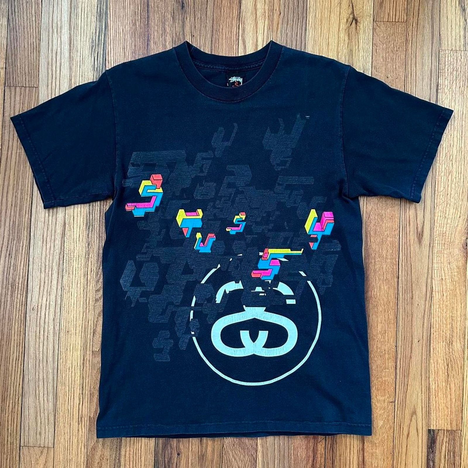 Stussy × Vintage Vintage Stussy Delta System Reflective Limited Edition Tee S Size US S / EU 44-46 / 1 - 1 Thumbnail