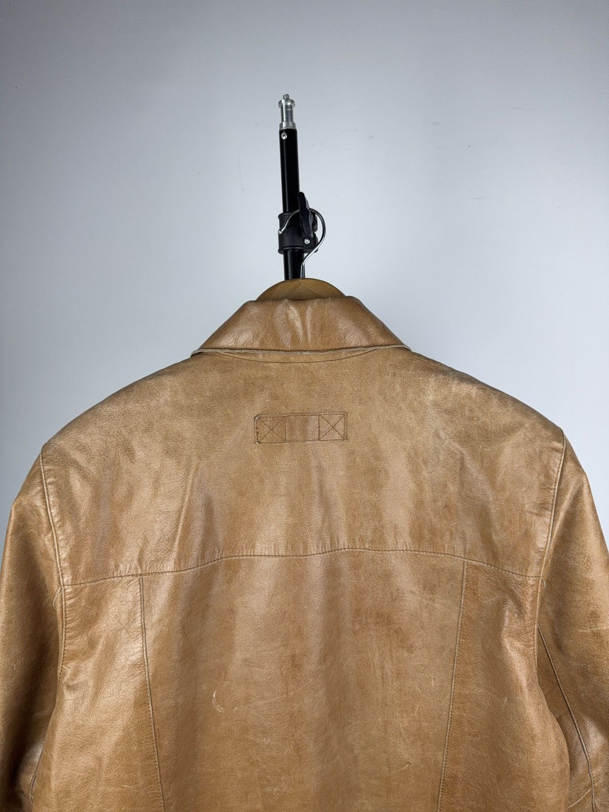 Vintage Vintage 90s Retro Avant Garde Leather Biker MOTO Y2K Jacket Size US S / EU 44-46 / 1 - 14 Thumbnail