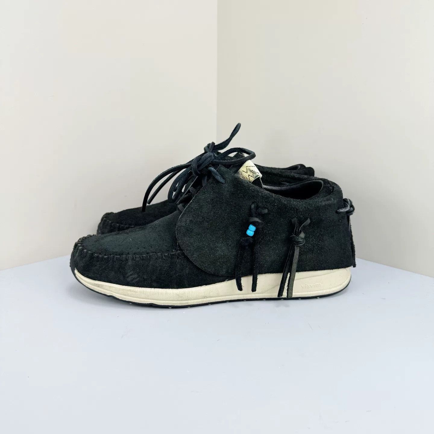 Visvim Visvim FBT Blue Beaded Suede Shoes Size US 8.5 / EU 41-42 - 1 Thumbnail