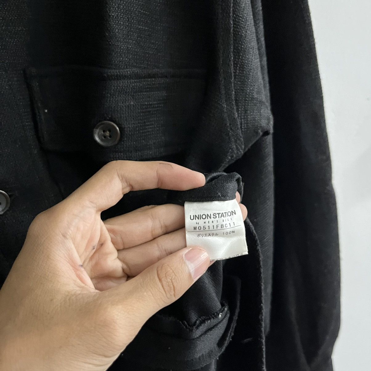 Japanese Brand Union Station - Longsleeve Minimalist Button Up Shirt Size US L / EU 52-54 / 3 - 6 Thumbnail