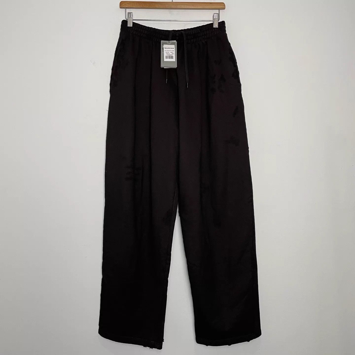 Balenciaga Black Casual Loose-Fit Drawstring Pants Size US 30 / EU 46 - 1 Thumbnail