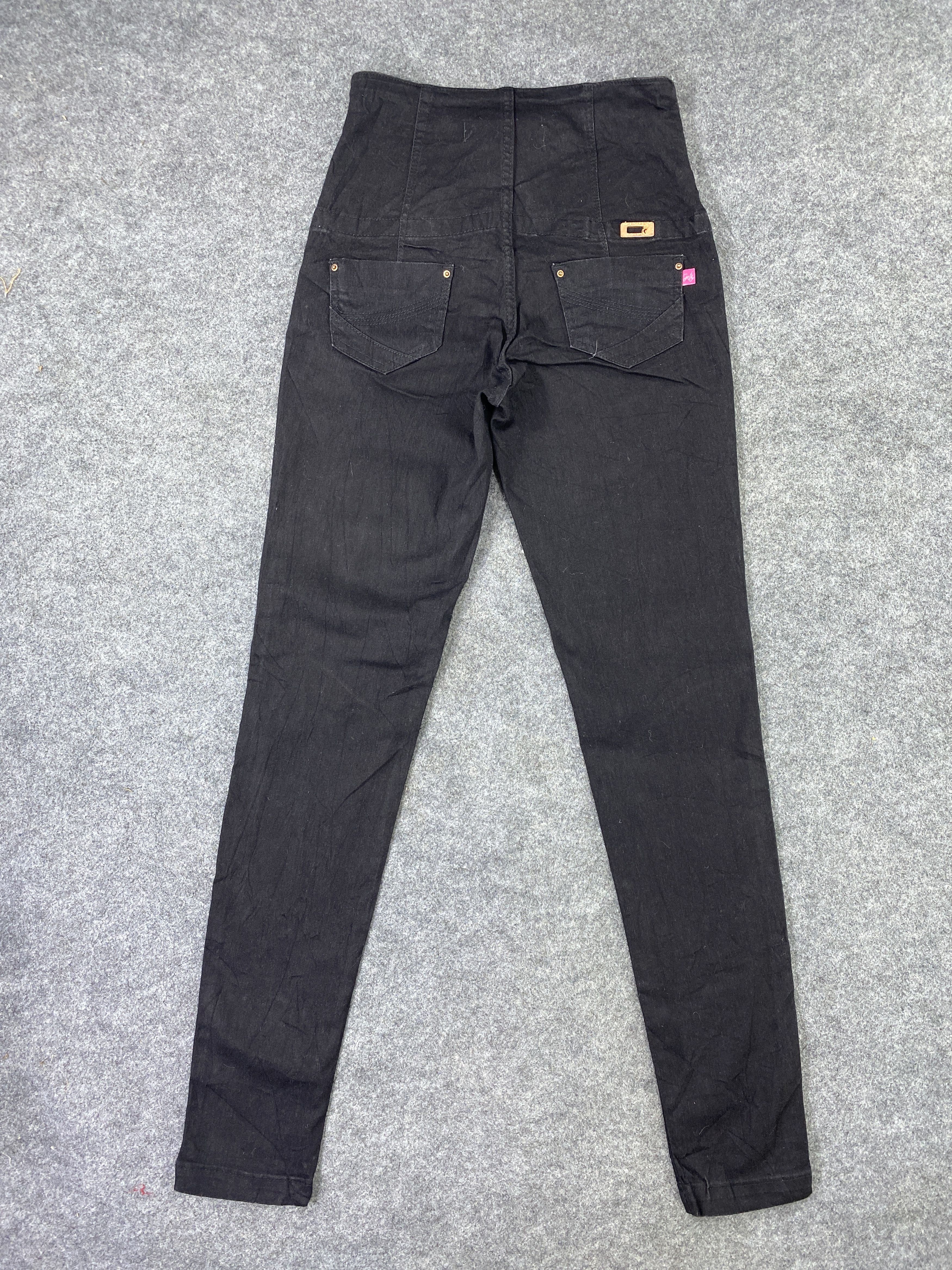 Jean Gata Black Denim - J1017 Size 26" / US 2 / IT 38 - 3 Thumbnail