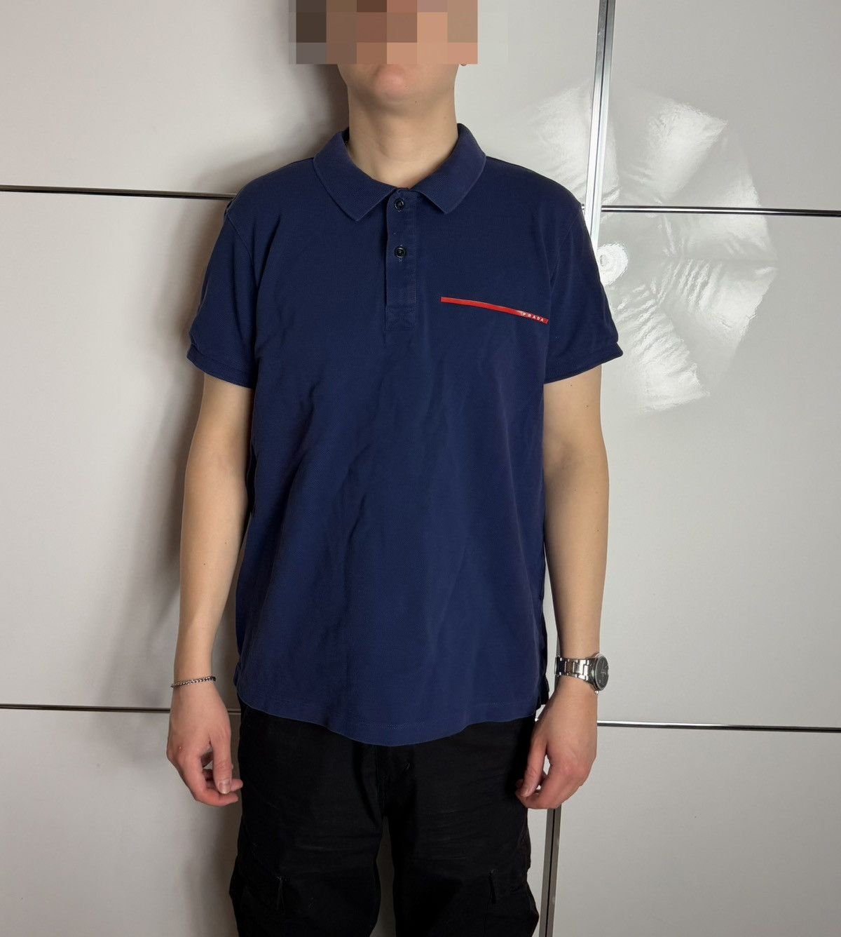 Prada Prada Milano Logo Polo Shirt Size US M / EU 48-50 / 2 - 1 Thumbnail