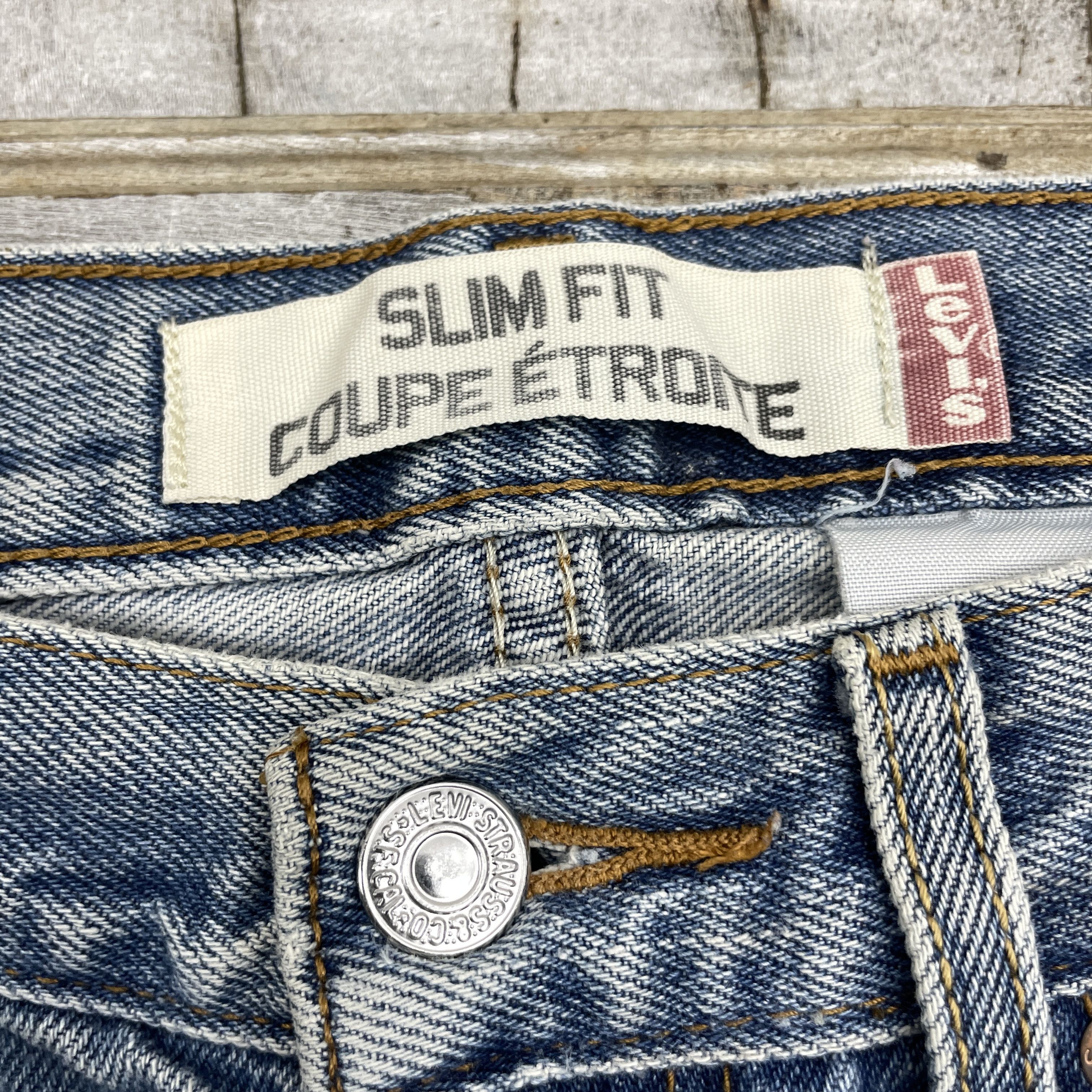 Levi's × Vintage Vintage Levi's Distressed Slim Fit Jeans - WC316 Size US 29 - 6 Thumbnail