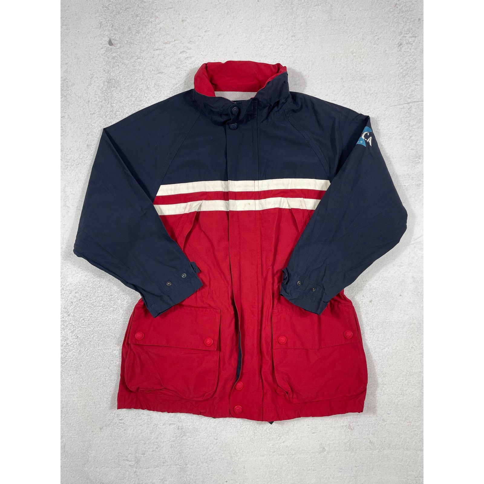 Nautica Vintage Nautica Red Lightweight Jacket - Men's Medium Size US M / EU 48-50 / 2 - 1 Thumbnail