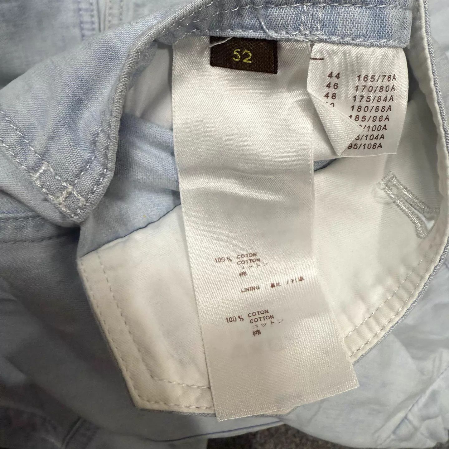 Louis Vuitton LV blue multi-pocket long-sleeve shirt-jacket 52 95 New Size US L / EU 52-54 / 3 - 4 Thumbnail