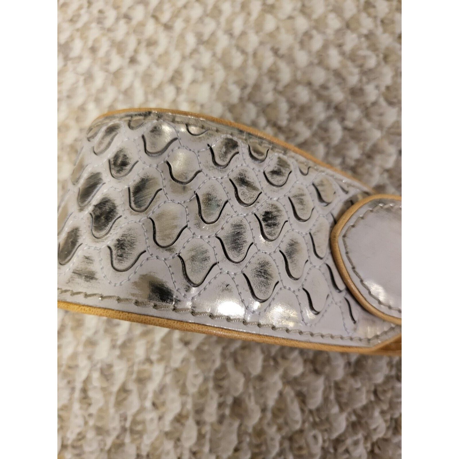 Ermanno Scervino Ermanno Scervino Snake Skin Genuine Leather Belt Size ONE SIZE - 3 Thumbnail