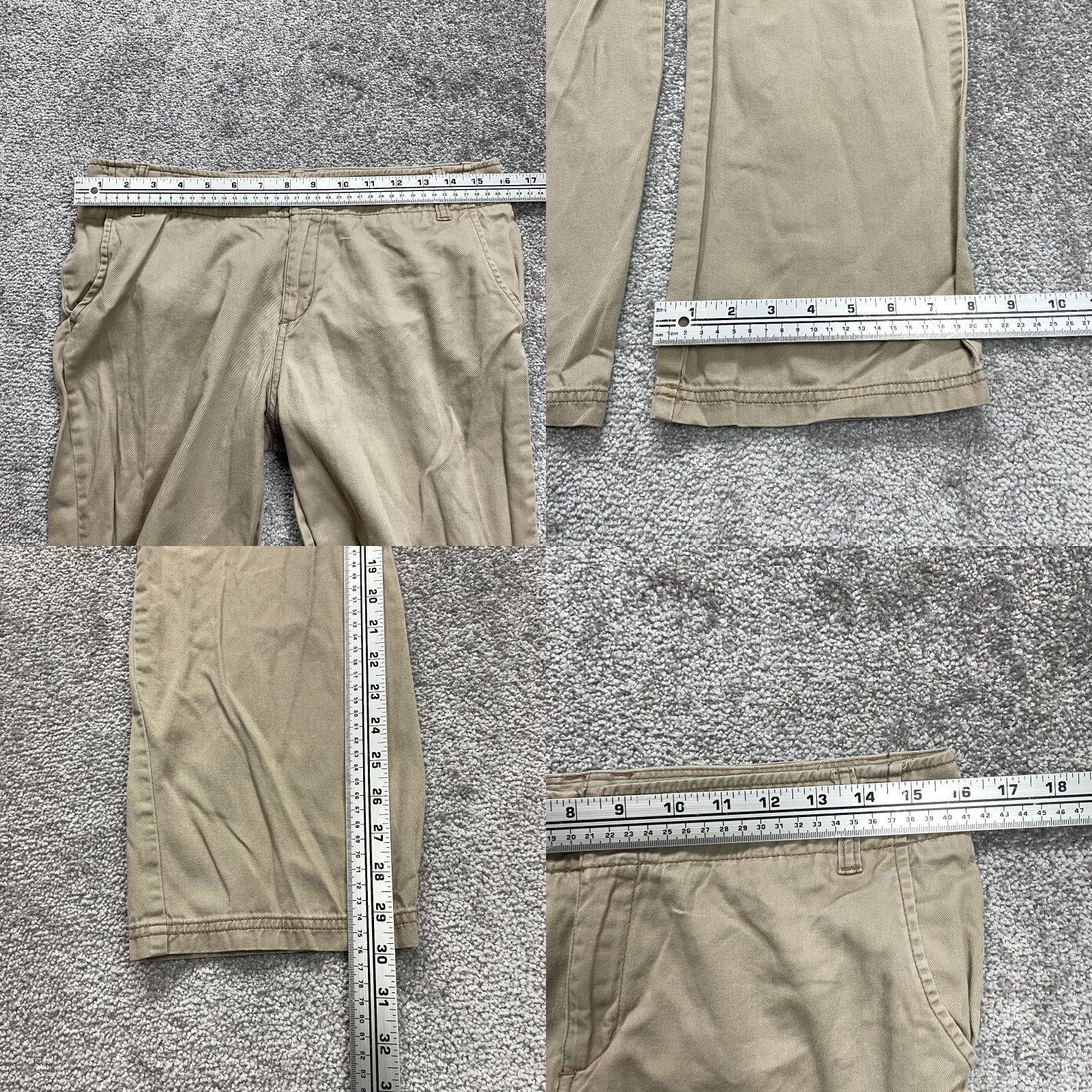 Vintage Columbia Pants Womens 8 Chino Brown Mid Rise Straight Leg Casual Cotton 32x30 Size 30" / US 8 / IT 44 - 8 Thumbnail