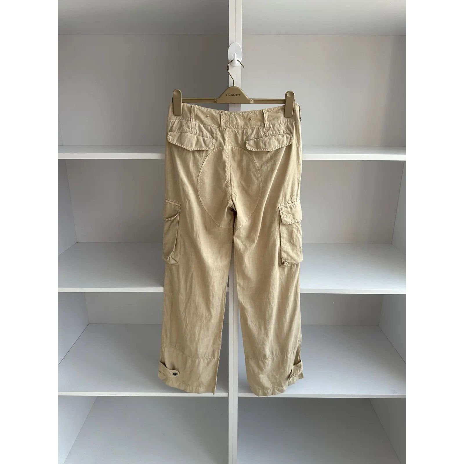 Polo Ralph Lauren VTG Polo Ralph Lauren Woman Linen Cargo Pants Size US 38 / EU 54 - 9 Thumbnail