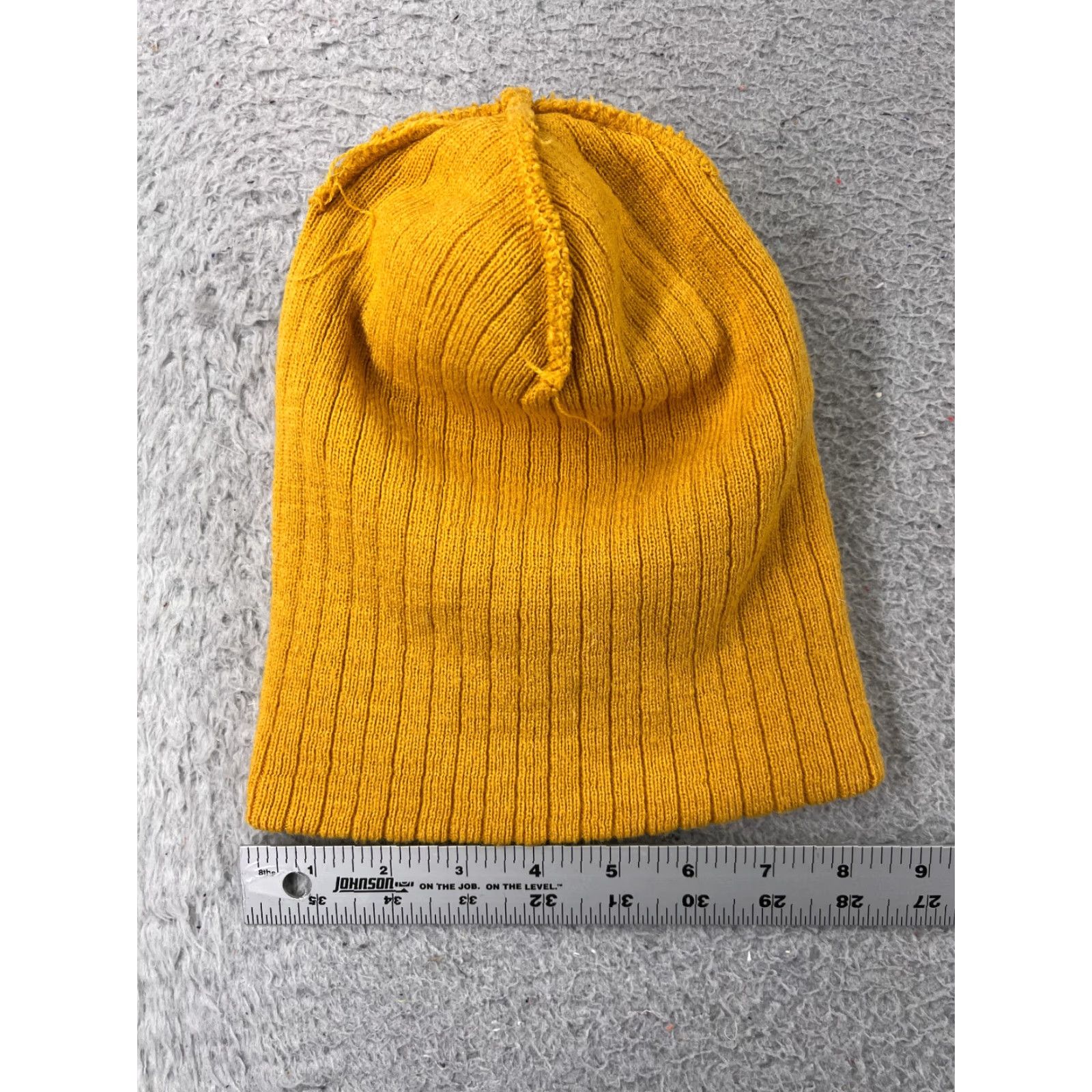 Vintage Time And Tru Beanie Toque Womens One Size Yellow Knit 100% Acrylic Snow Ski Winter Winter Hat Womens One Size Yellow Time And Tru Beanie Toque Size ONE SIZE - 3 Thumbnail