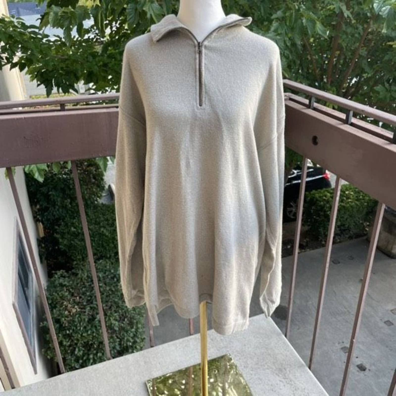 トップス 90s vintage ez by zegna zip design knit 90s Vintage EZ by Zegna Zip Knit Sweater M | eBay