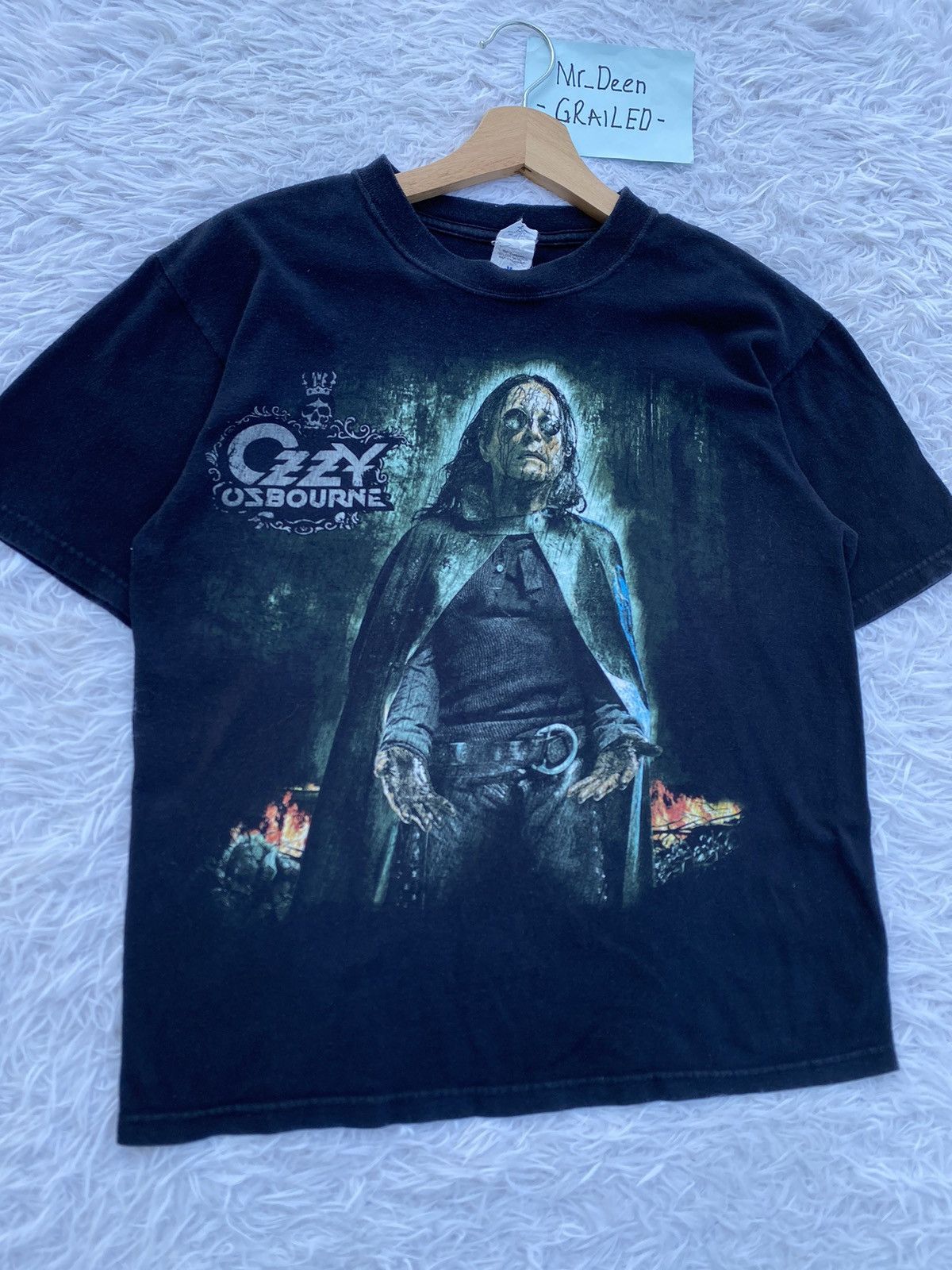 Band Tees Rare Vintage Ozzy Osbourne “Black Rain” Tshirt Size US M / EU 48-50 / 2 - 5 Thumbnail