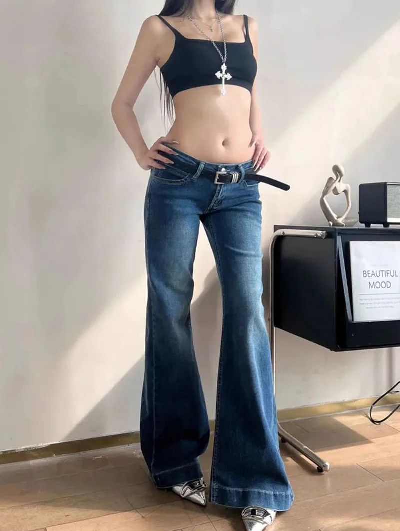 Japanese Brand Low-Waisted Jeans Size 32" / US 10 / IT 46 - 1 Thumbnail