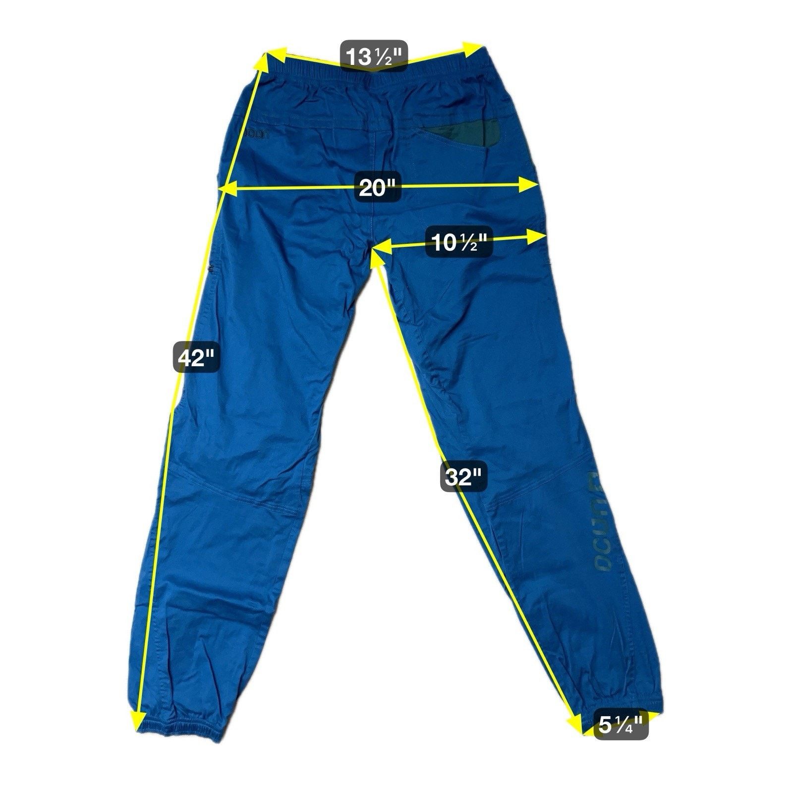 Other NWT Ocun Jaws Men’s Rock Climbing Pants Large Blue Size US 34 / EU 50 - 8 Thumbnail
