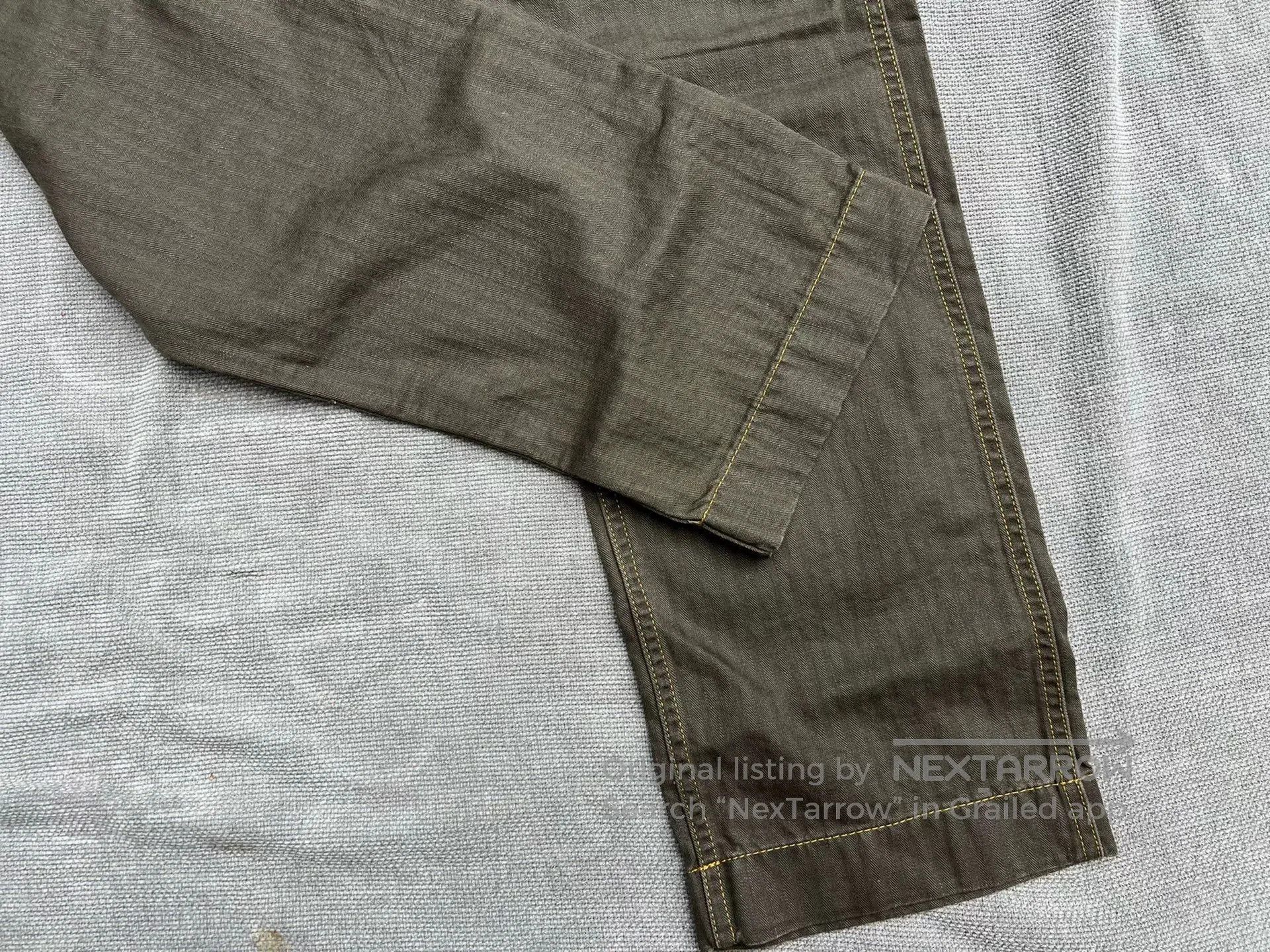 Vintage DoubleRl Herringbone Work Pants.