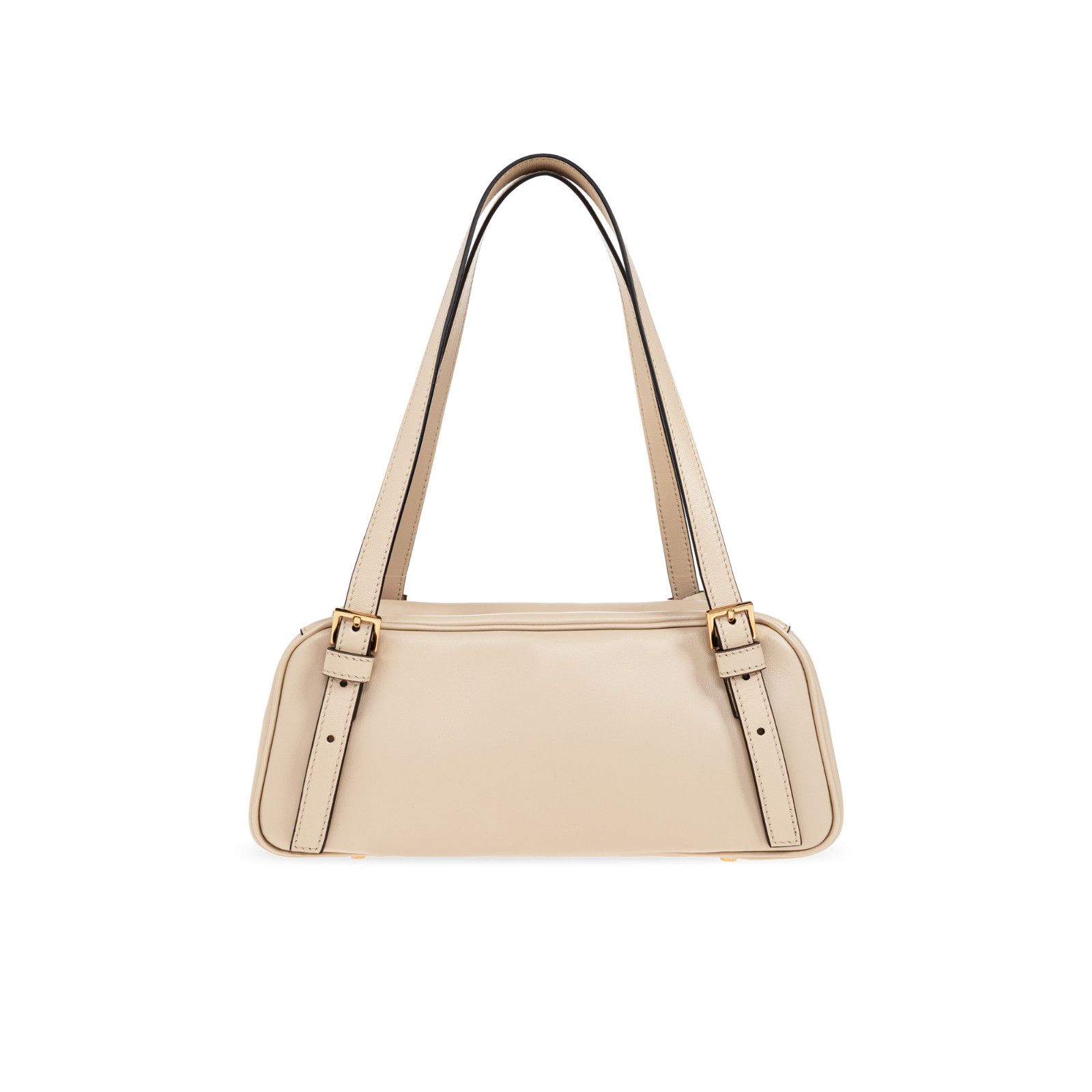 Versace VERSACE Tag Bowling Beige Leather Bag New & Authentic Size ONE SIZE - 2 Thumbnail
