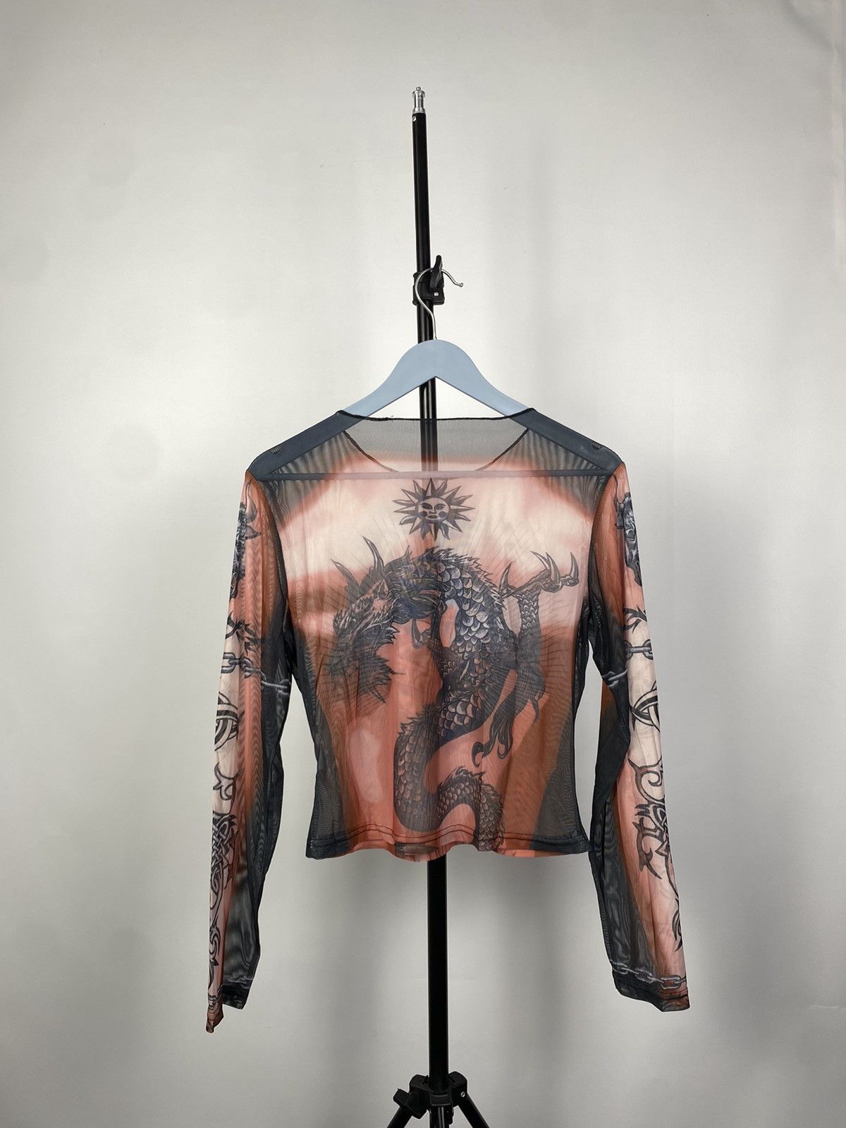 Designer × Japanese Brand Save The Queen Jean Paul Gaultier Style Mesh Top Blouses Size M / US 6-8 / IT 42-44 - 5 Thumbnail
