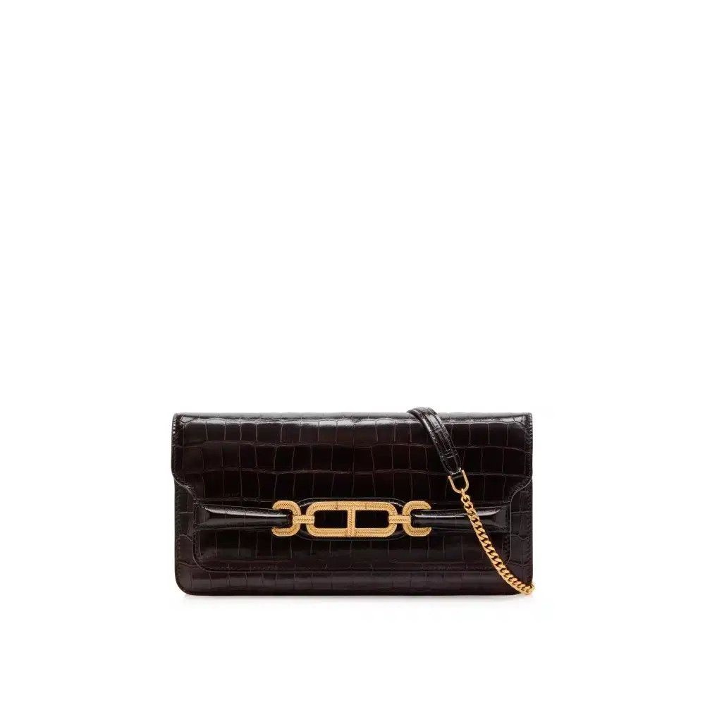 Tom Ford o1loc1c0425 L1783 Size: OS / Printed Croc Shoulder Bag Size ONE SIZE - 1 Preview