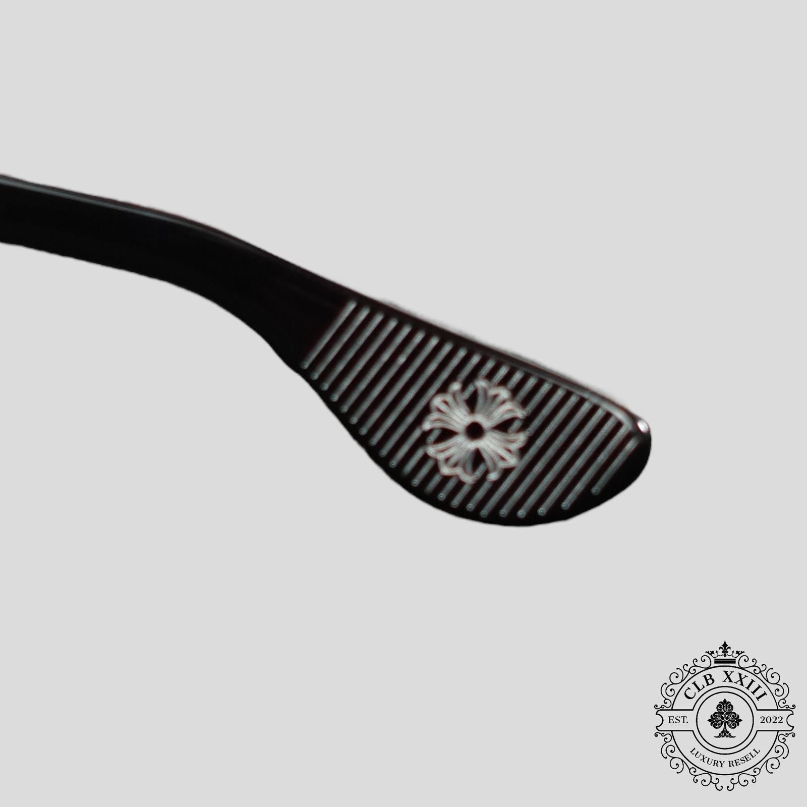 Chrome Hearts Chrome Hearts Box Officer Sunglasses in Black Size ONE SIZE - 3 Thumbnail