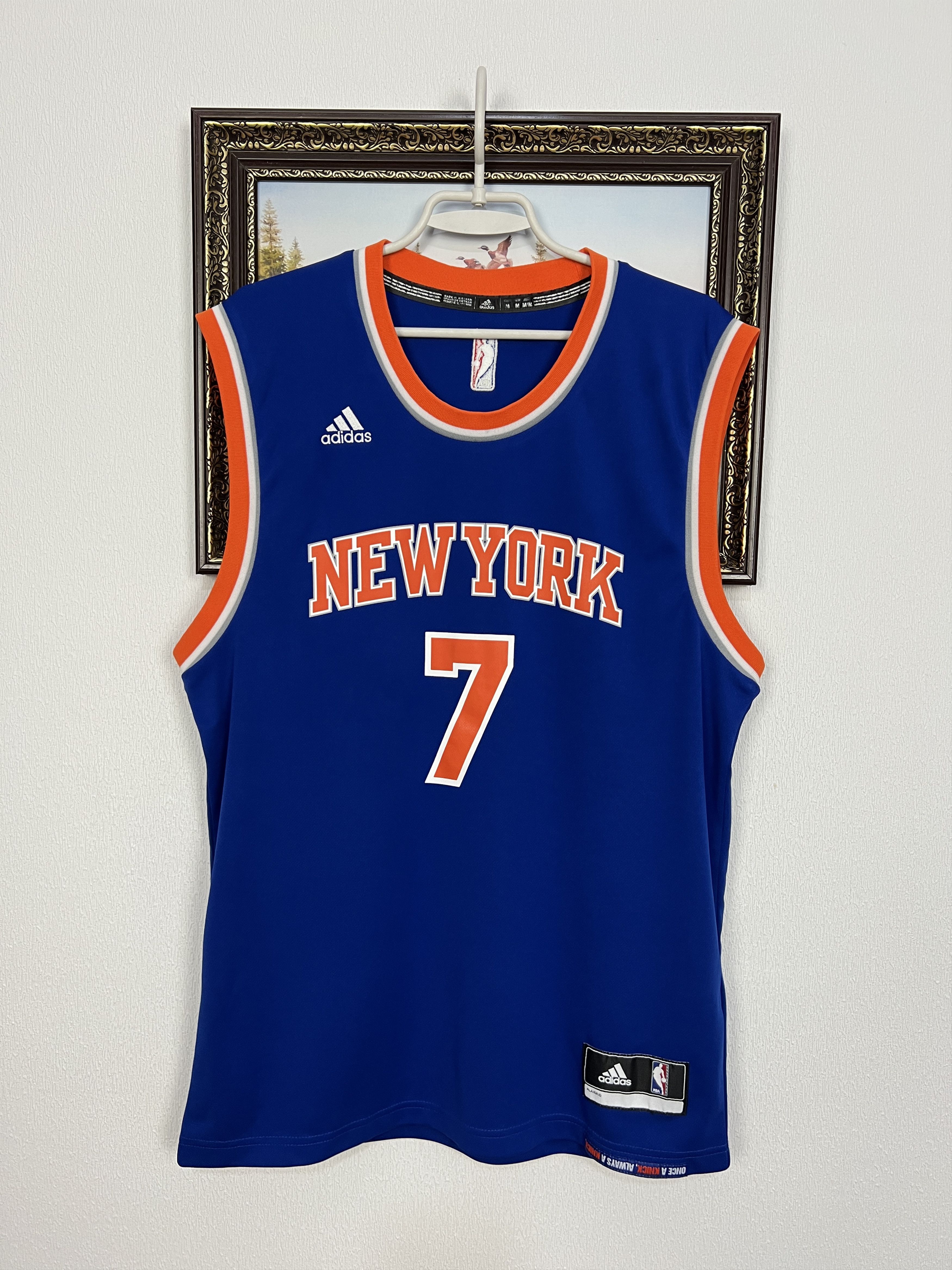 Adidas Vintage New York Knicks #7 Anthony NBA Jersey Shirt Rare Size US M / EU 48-50 / 2 - 1 Thumbnail