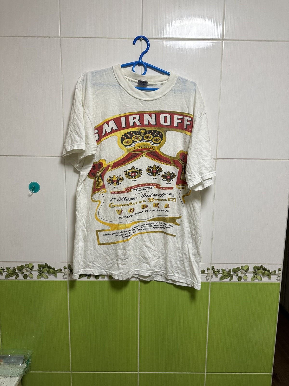 Vintage Vintage 90s Smirnoff vodka promo shirt alcohol Size US XL / EU 56 / 4 - 1 Thumbnail