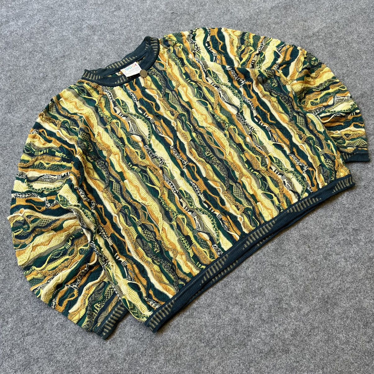 Coogi × Vintage Crazy Vintage Coogi 3D Cable Knit Sweater Size US XL / EU 56 / 4 - 2 Thumbnail