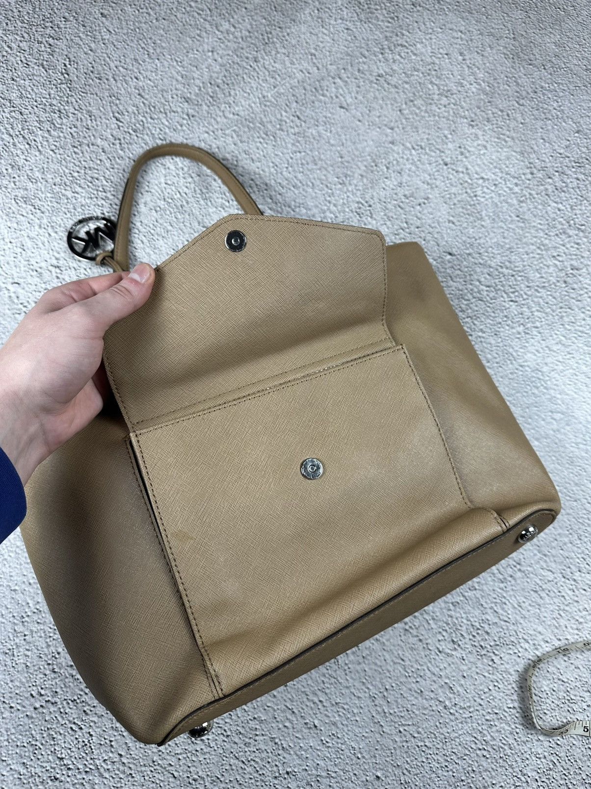 Michael Kors Michael Kors Woman’s Shoulder Bag Tote Beige Old Money Size ONE SIZE - 16 Thumbnail