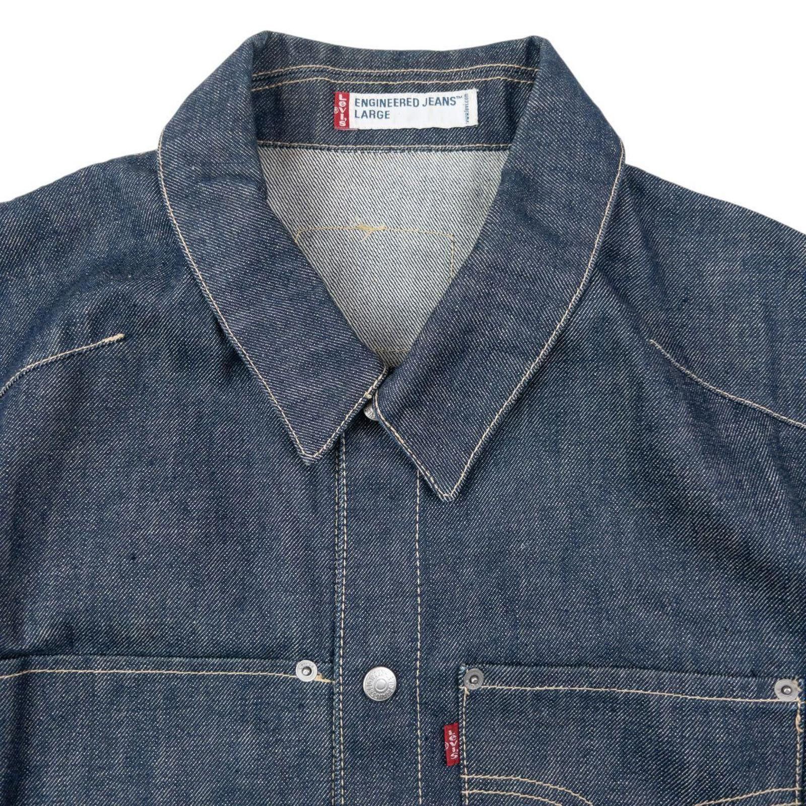 Levi's Vintage 2000s Levi's Engineered Garments Denim Jacket Size L Size US L / EU 52-54 / 3 - 3 Thumbnail