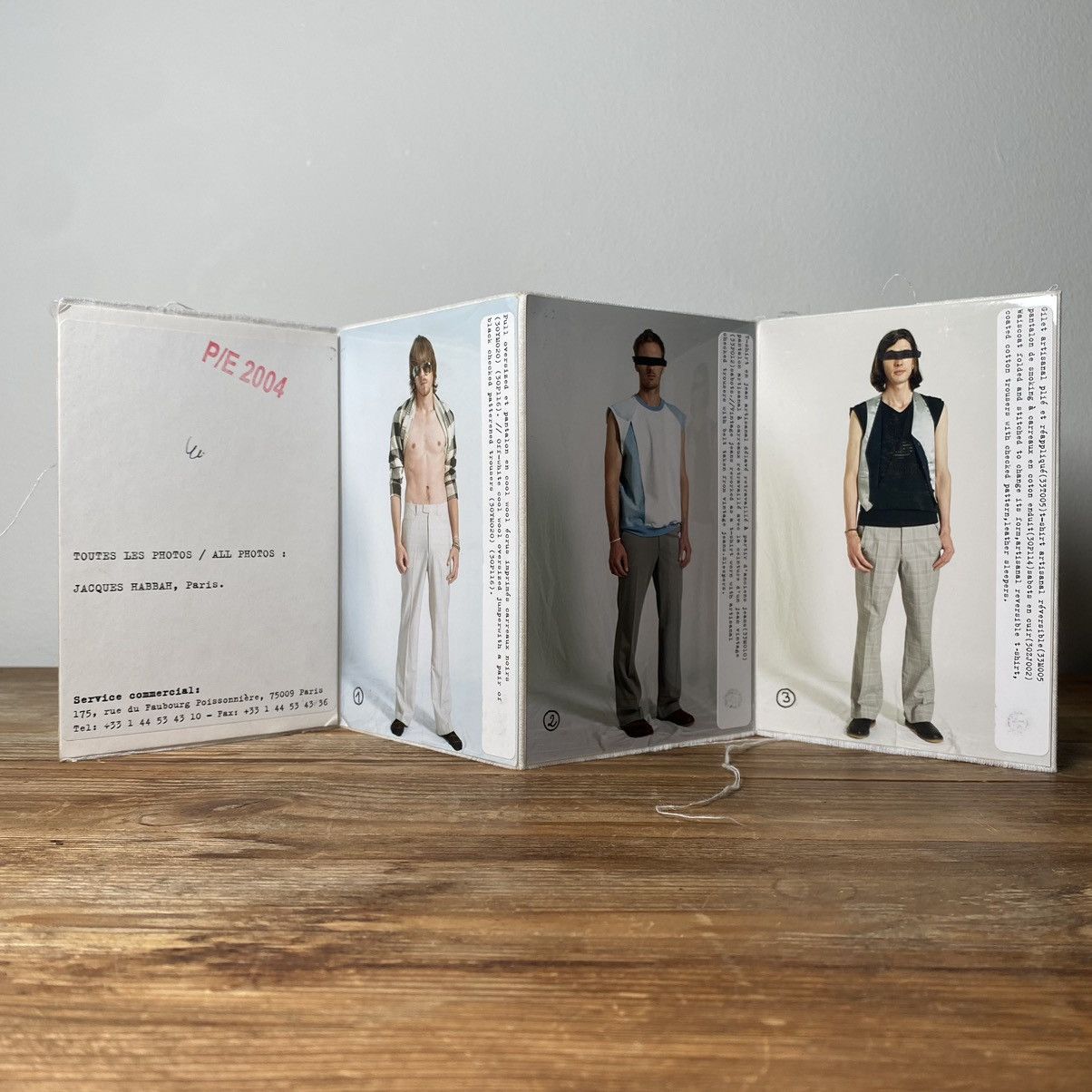 Maison Margiela RARE SS04 Martin Margiela Men’s Look Book | Grailed