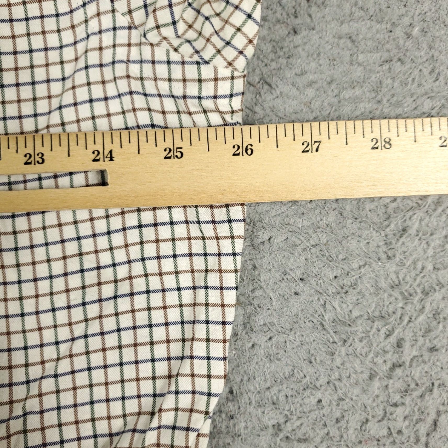 Ralph Lauren Ralph Lauren Button-Up Shirt Mens XL Beige Check Long Sleeve Size US XL / EU 56 / 4 - 5 Thumbnail