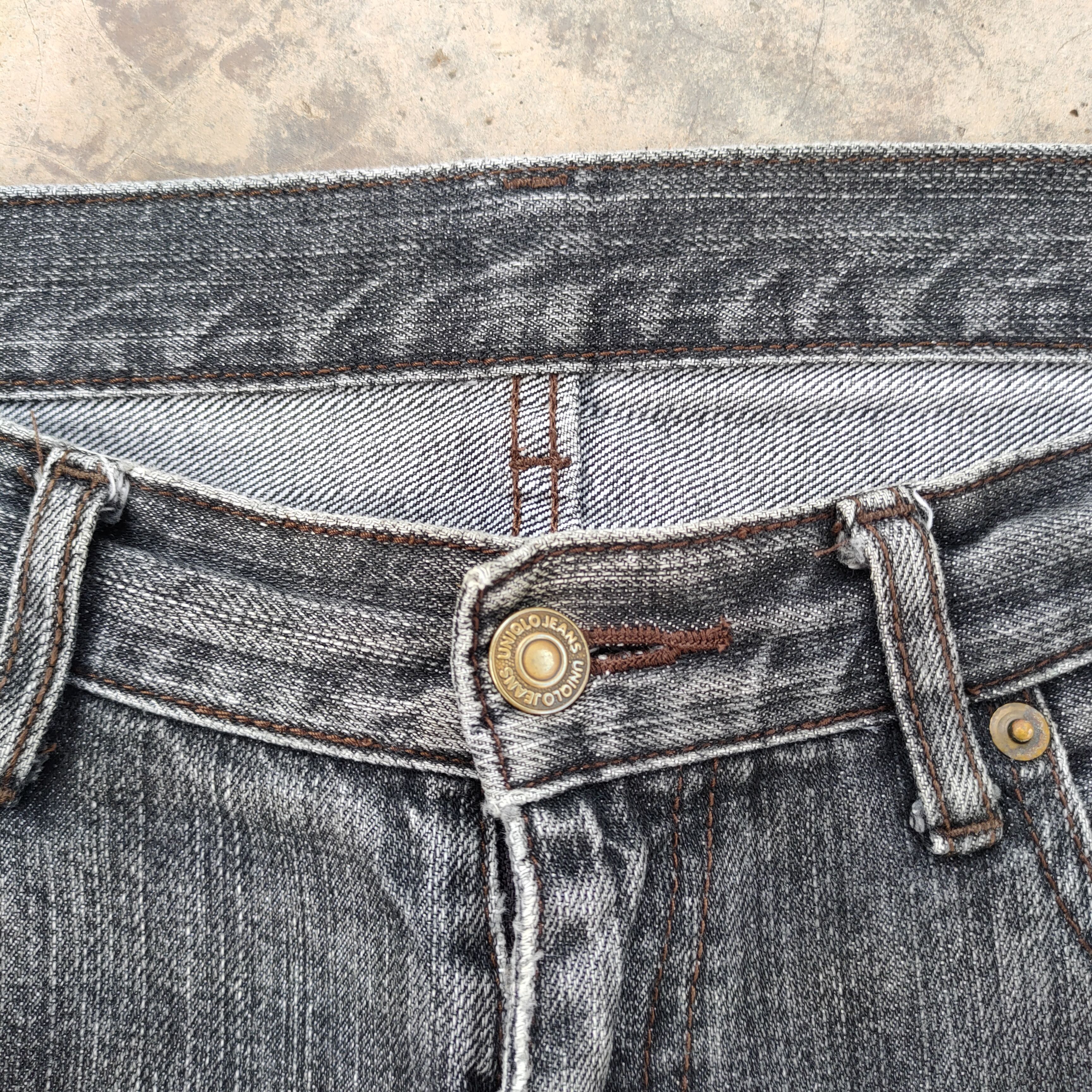 Japanese Brand Vintage japanese black ripped jeans denim pants Size US 34 / EU 50 - 5 Thumbnail
