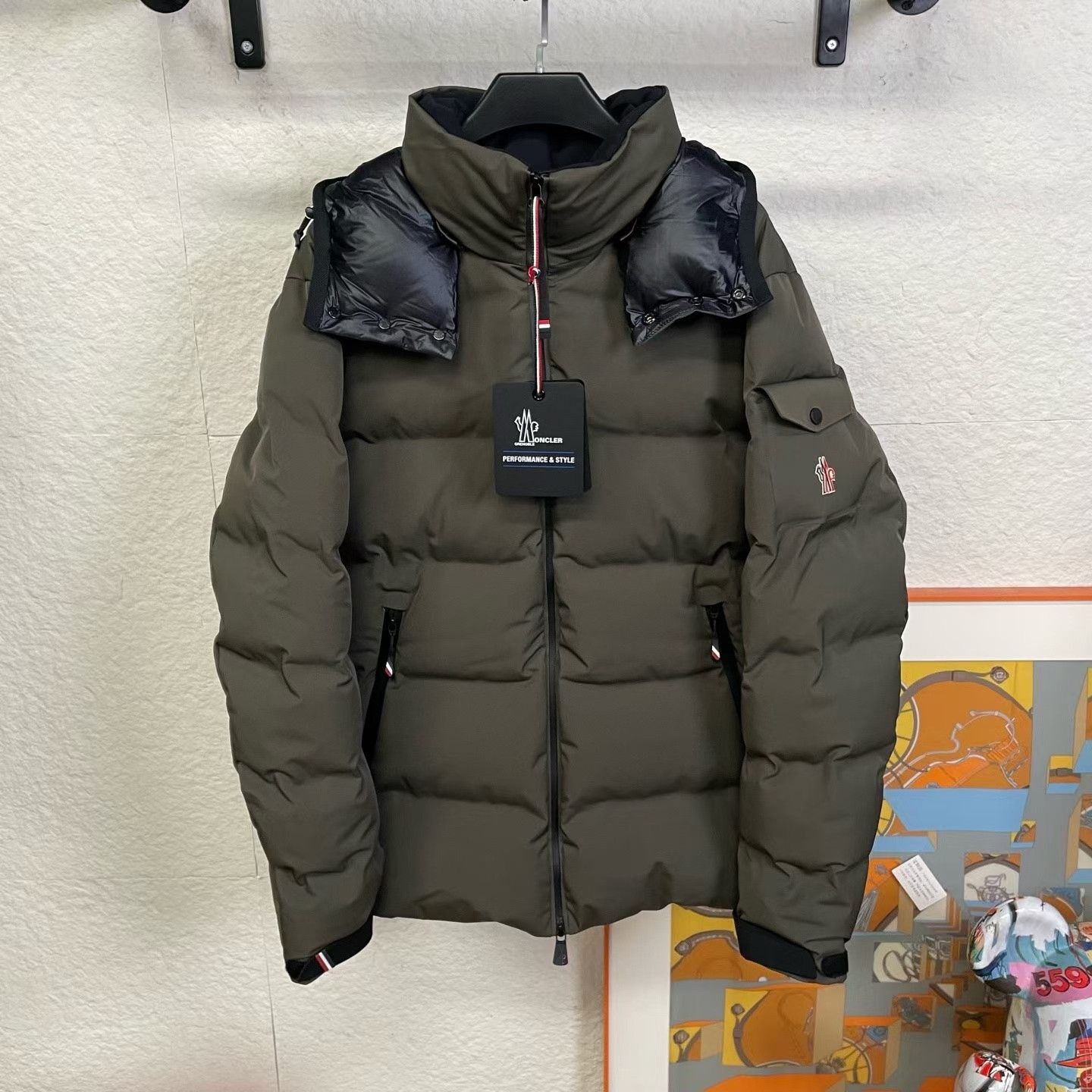 Moncler Moncler Arm Pocket Ski Logo Down Jacket Size US XL / EU 56 / 4 - 1 Thumbnail