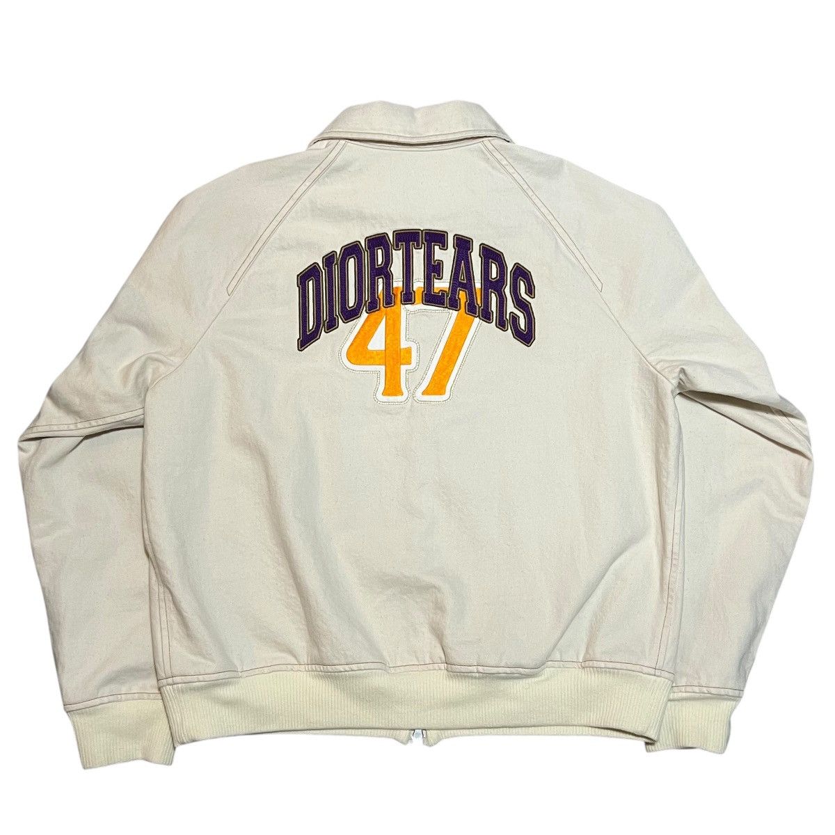 DENIM TEARS × Dior DIOR × DENIM TEARS 2023AW HEAVY COTTON TWILL BOMBER JACKET Size US L / EU 52-54 / 3 - 10 Thumbnail