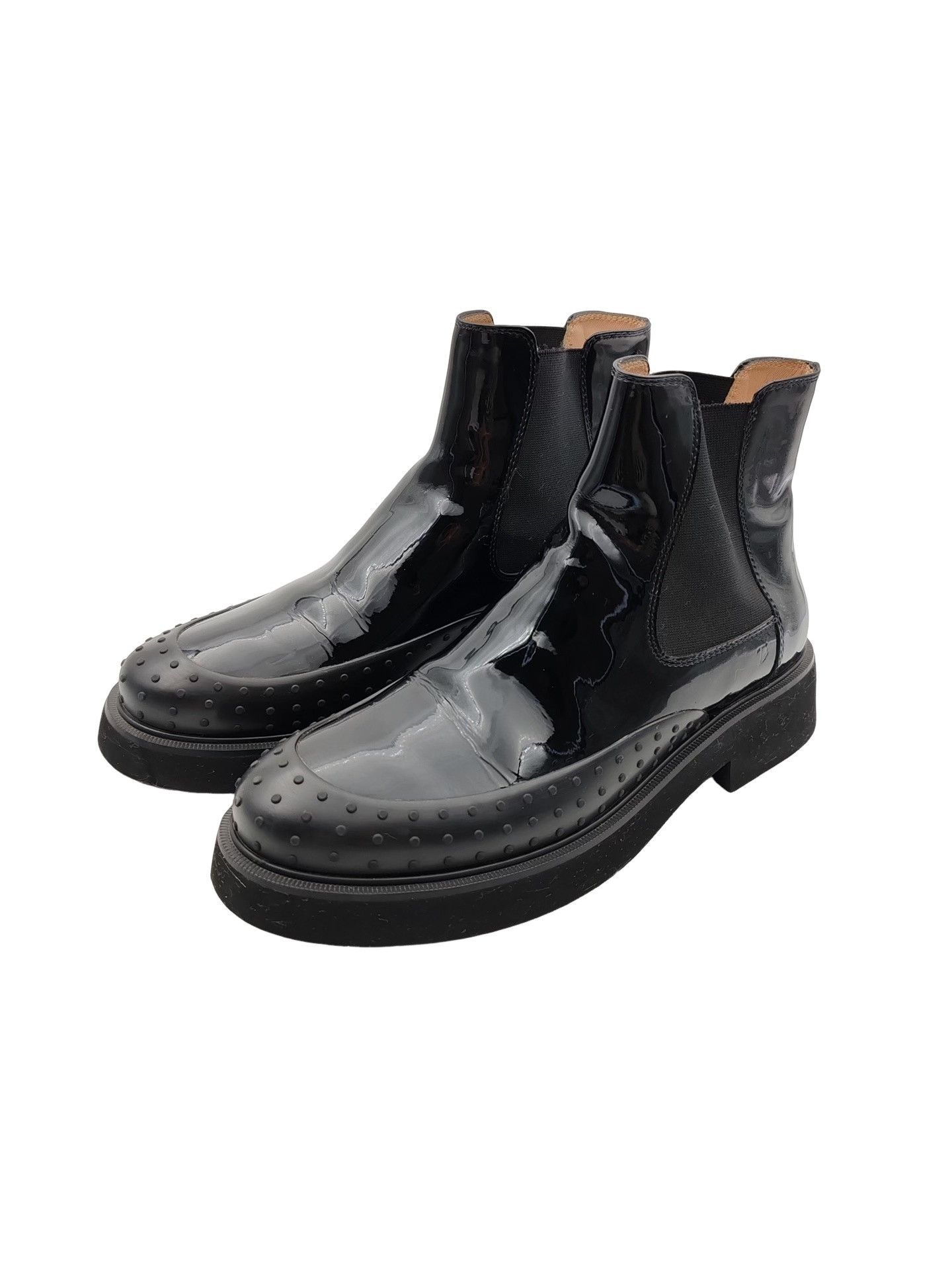 Tod's Tod's Patent Leather Chelsea Boots Size 40 Size US 10 / IT 40 - 1 Thumbnail
